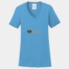 Ladies Performance Blend V Neck Tee Thumbnail