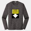 PosiCharge ® Long Sleeve Electric Heather Tee Thumbnail