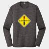 PosiCharge ® Long Sleeve Electric Heather Tee Thumbnail